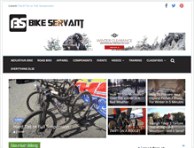 Tablet Screenshot of bikeservant.com